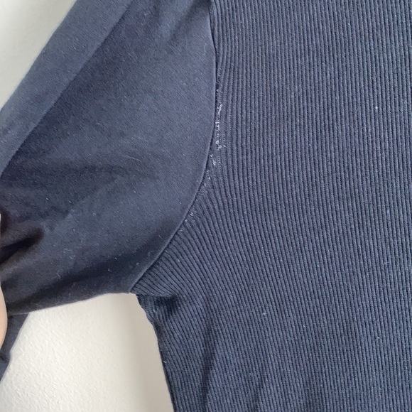 lnbf Bamboo Long Line Open Cardigan Black - Picture 7 of 8